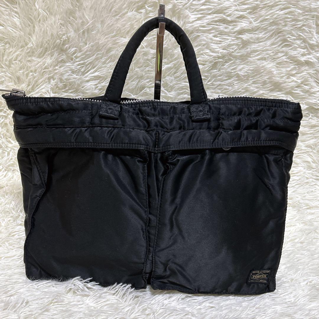 ✨美品✨ ポーター タンカー ブリーフケース ショートヘルメットバッグA4 通勤