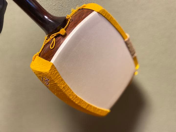 紅木　地唄　三味線　桐箱その他道具付き