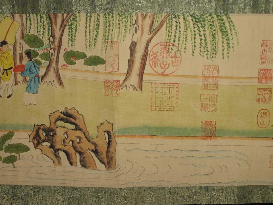 骨董市仕入れ品 中国北宋時代の掛軸 激安骨董品 肉筆保証 BD378A8-2