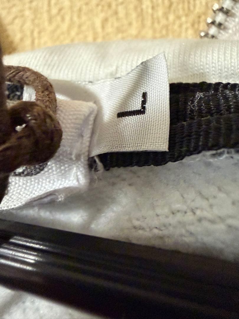 komomoA Bathing Ape シャークパーカー　蓄光白黒Lサイズ