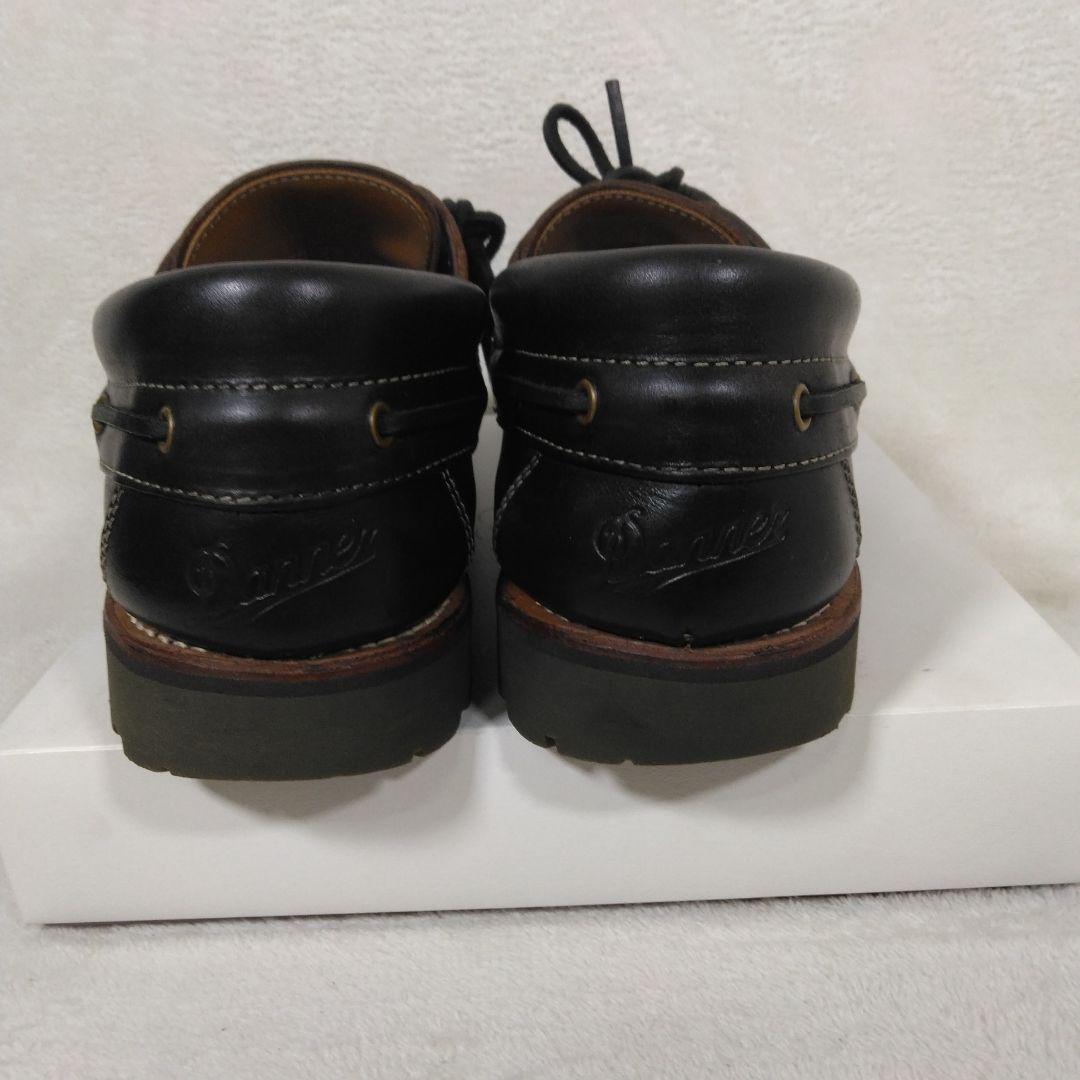 danner vibram 黒レザー モカシン シューズ