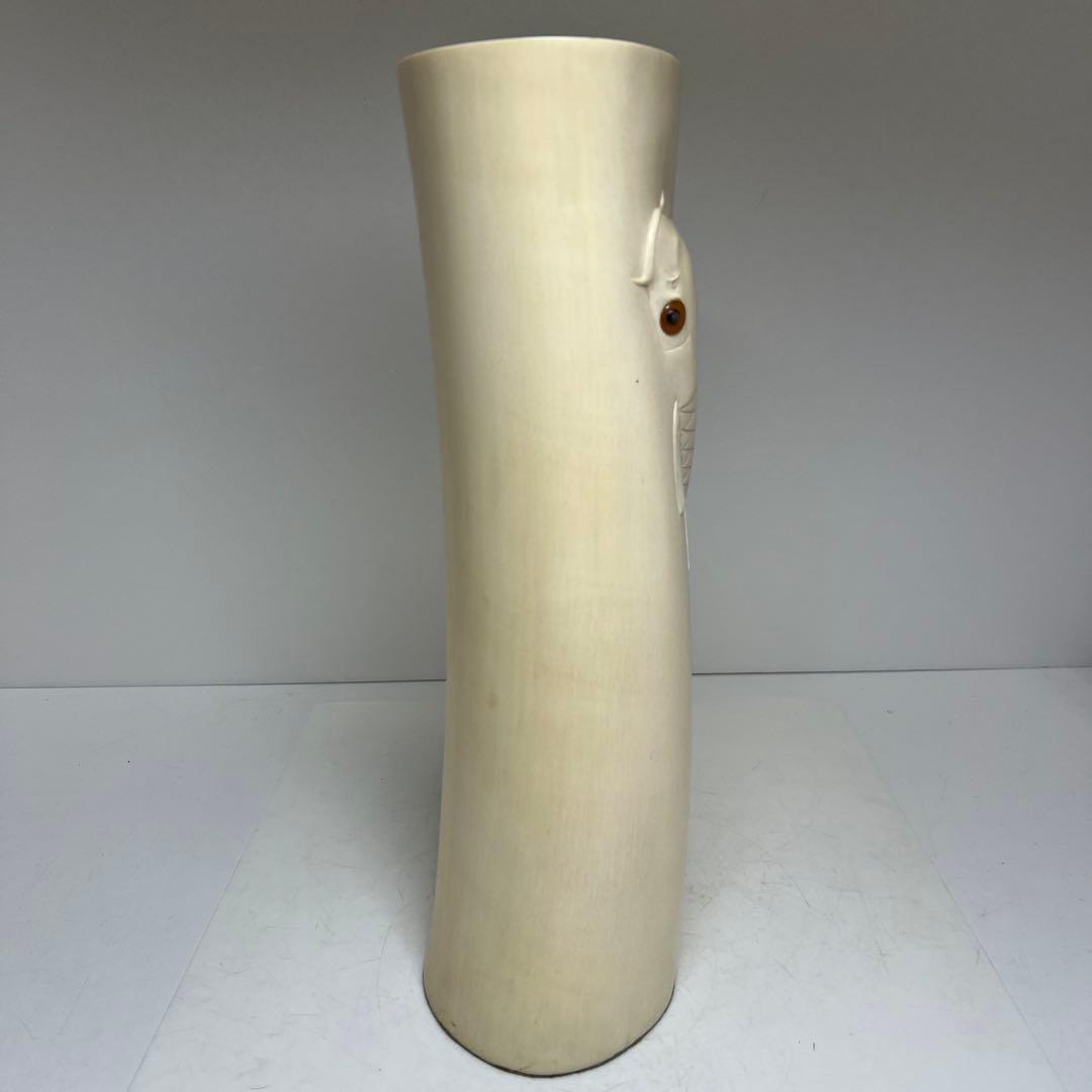 極上　特大鯉花入　2.4㌔　高さ36.2㎝　東Y8-0108☆2F