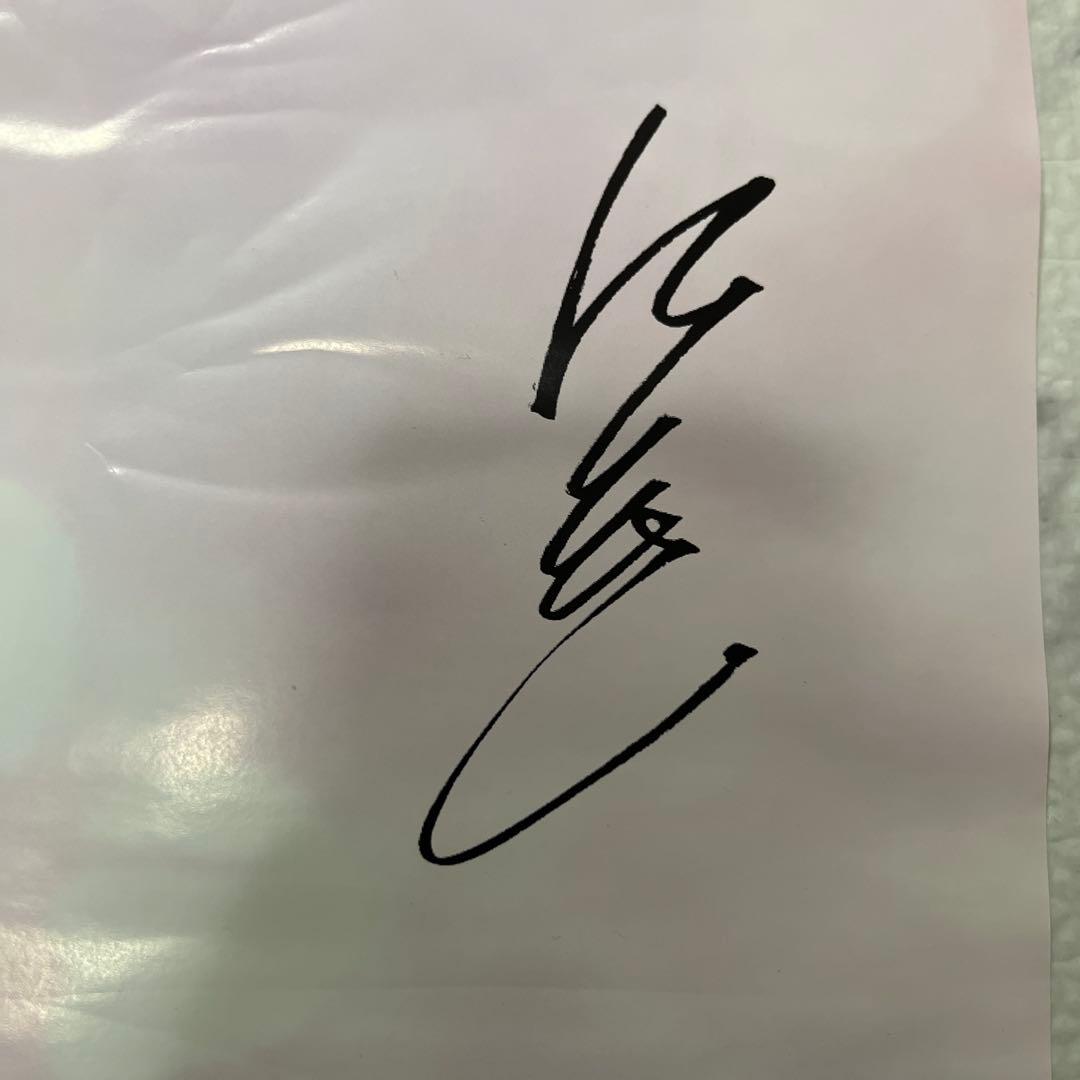 テックジャイアン 美少女 サンタ衣装キャラクターポスター サイン入り