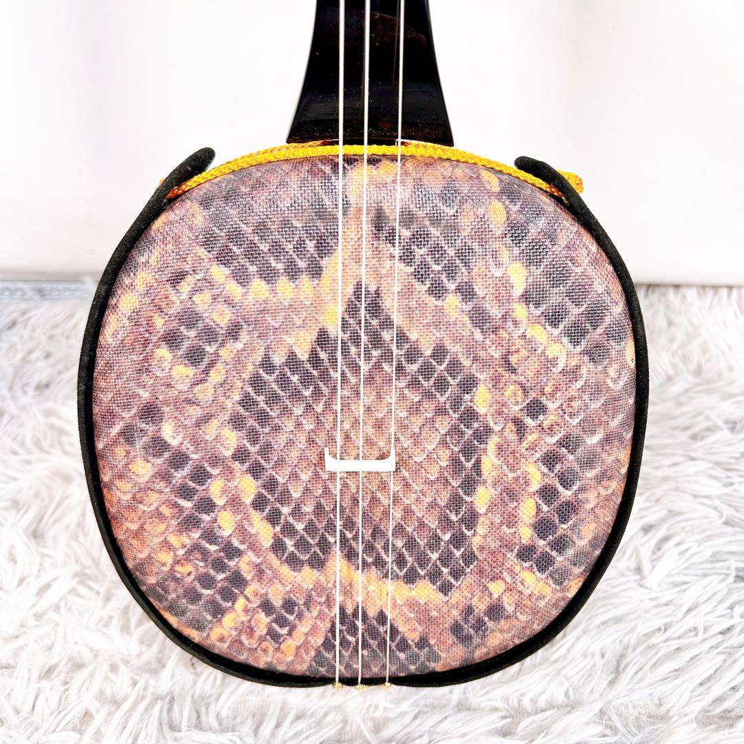 沖縄三線 三味線 人工 合皮 初心者オススメセット ケース付