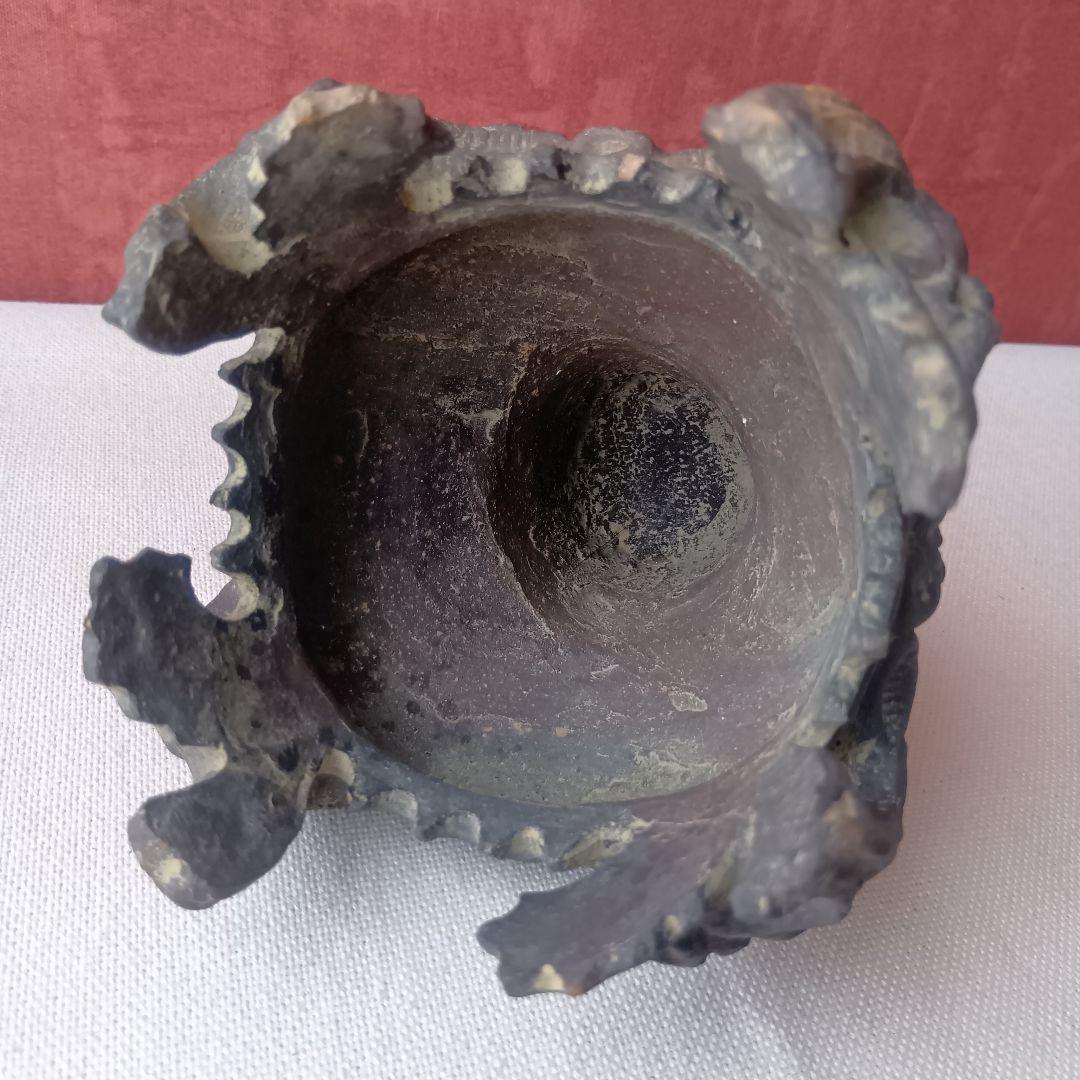 火焔型土器◇ミニサイズ◇素焼き◇遺跡出土品レプリカ◇縄文土器/