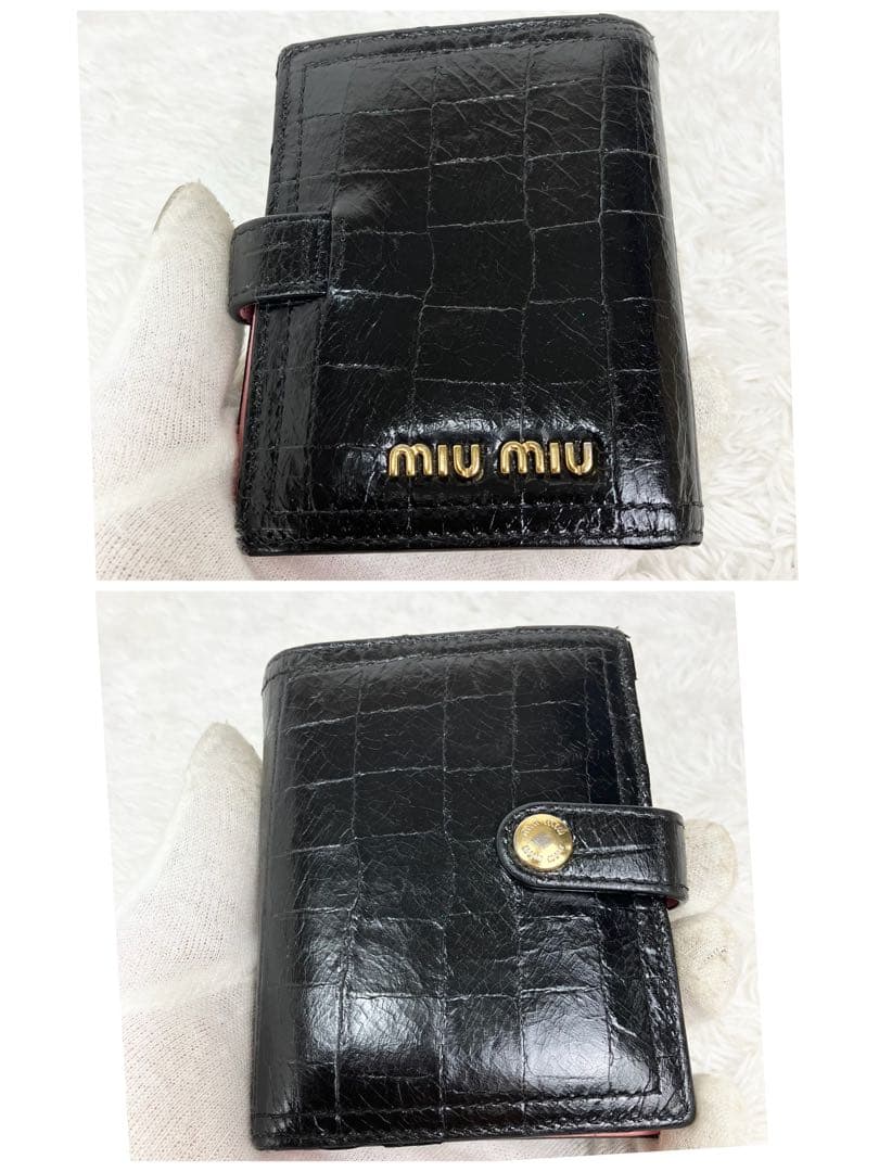 楽天市場】miumiu 財布 美品の通販 極美品✨ミュウミュウ 折り財布