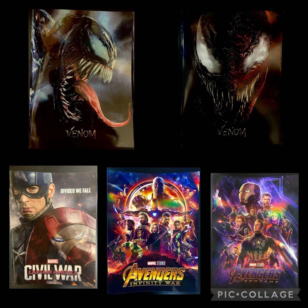 スパイダーマン　登場全作品　パンフレット　１４冊　ステッカー付き、特装版２冊入り