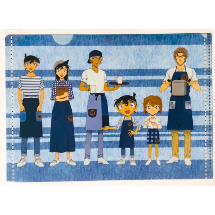 新品☆名探偵コナン☆コナンカフェ☆クリアファイル☆4枚セット