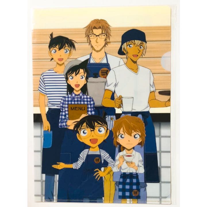 新品☆名探偵コナン☆コナンカフェ☆クリアファイル☆4枚セット