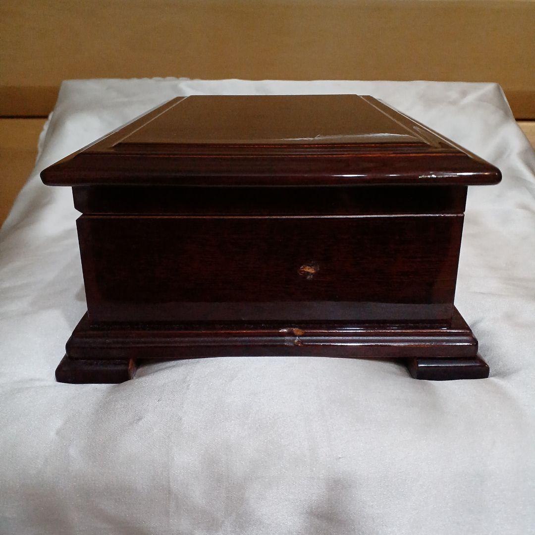 ダークウッド オルゴール オートストップ・プレイ機能付き