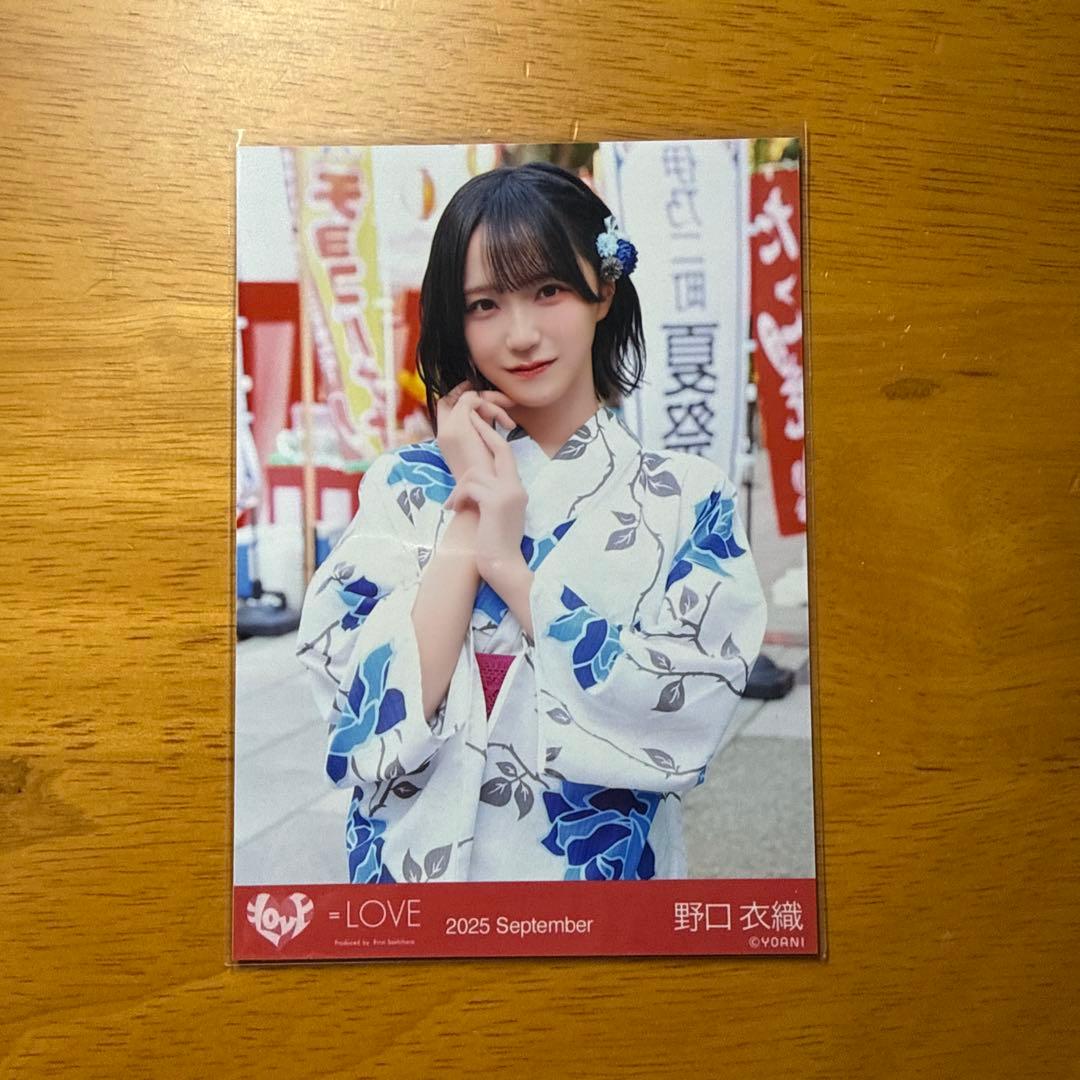 イコラブ 野口衣織 生写真 内緒バナシ チュウ - メルカリ