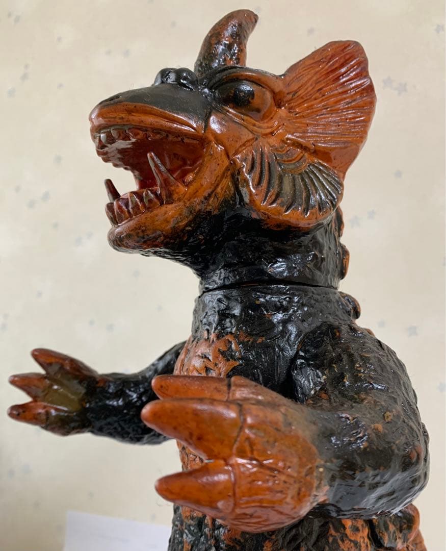 珍品希少　マルサン製1970　怪獣　ソフビ　　　　フィギュア　　ドラギラス