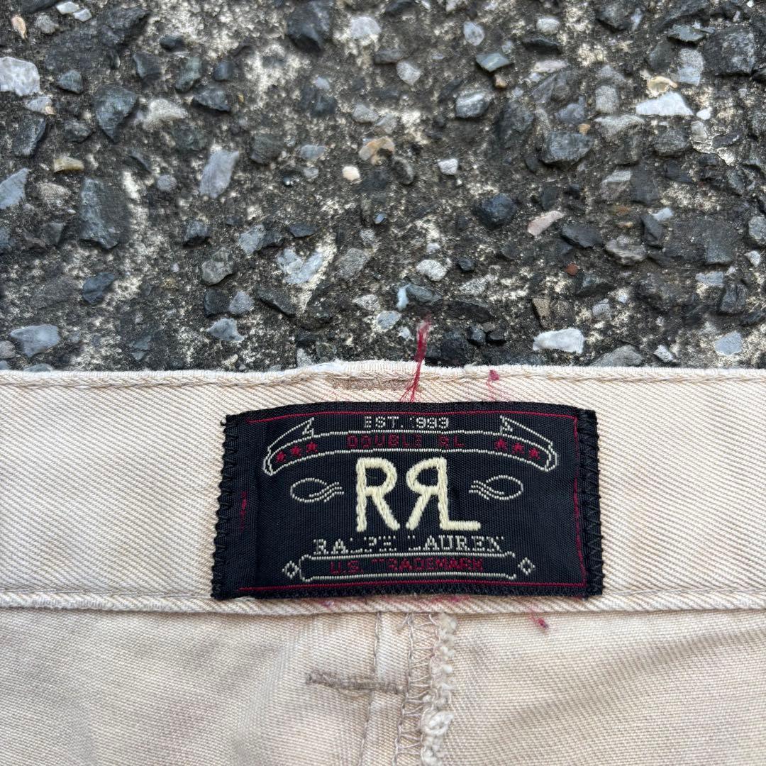 90s USA製 DOUBLE RL RRL チノパン 初期 三つ星 ポロカン