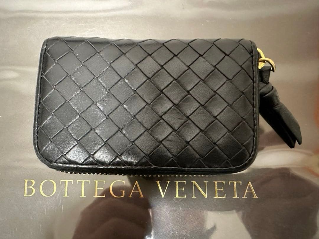 ★【極美品】ボッテガヴェネタ ケース ラム／ネロブラック／ゴールド✨✨✨4️⃣