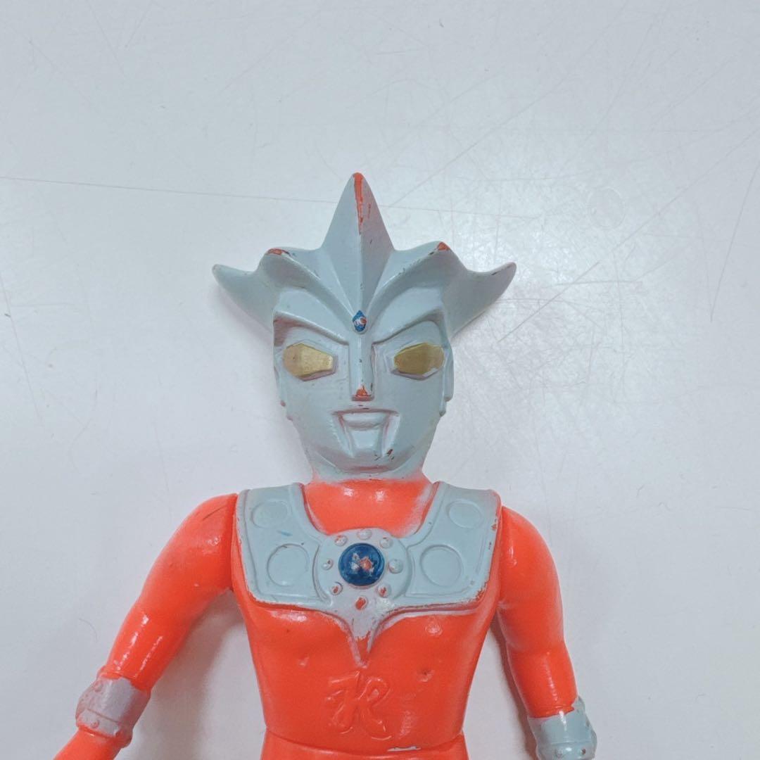 k1408レア　ウルトラマン レオ ソフビ フィギュア 昭和レトロ 当時物
