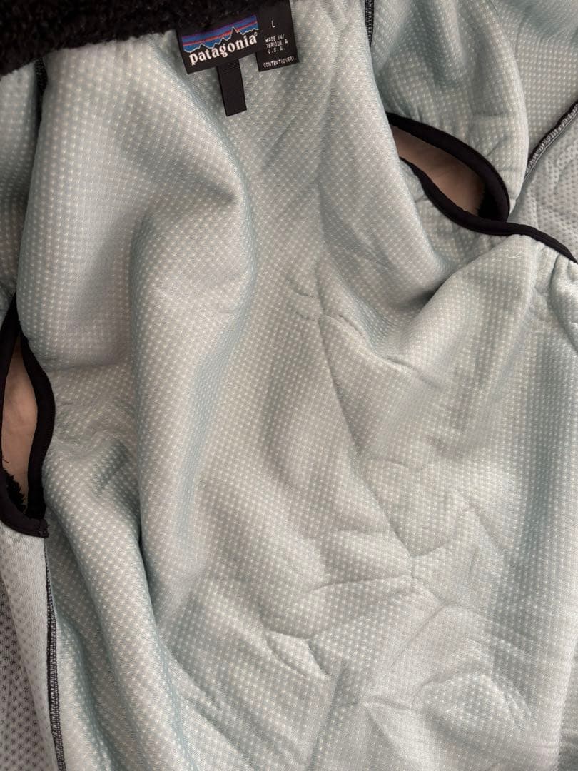 00年 USA製 patagonia レトロXベストブラック 黒 L