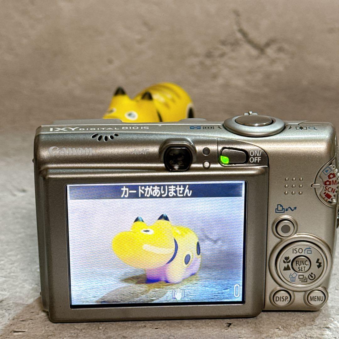 美品】Canon IXY DIGITAL 810 IS シルバー 付属品あり - メルカリ