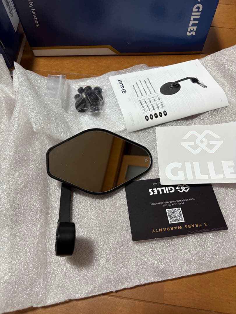 GILLES STRATOS バーエンドミラー M6／M8 BMW モトラッド