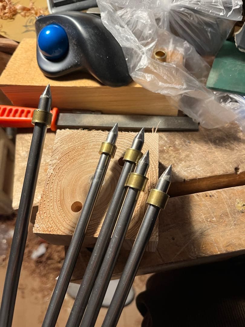 チェロエンドピン　試作品Bタイプ　10mm