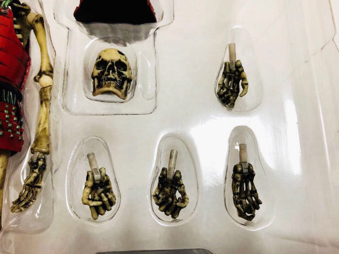 海洋堂　タケヤ式自在置物　KT-010 骸骨武者　着彩