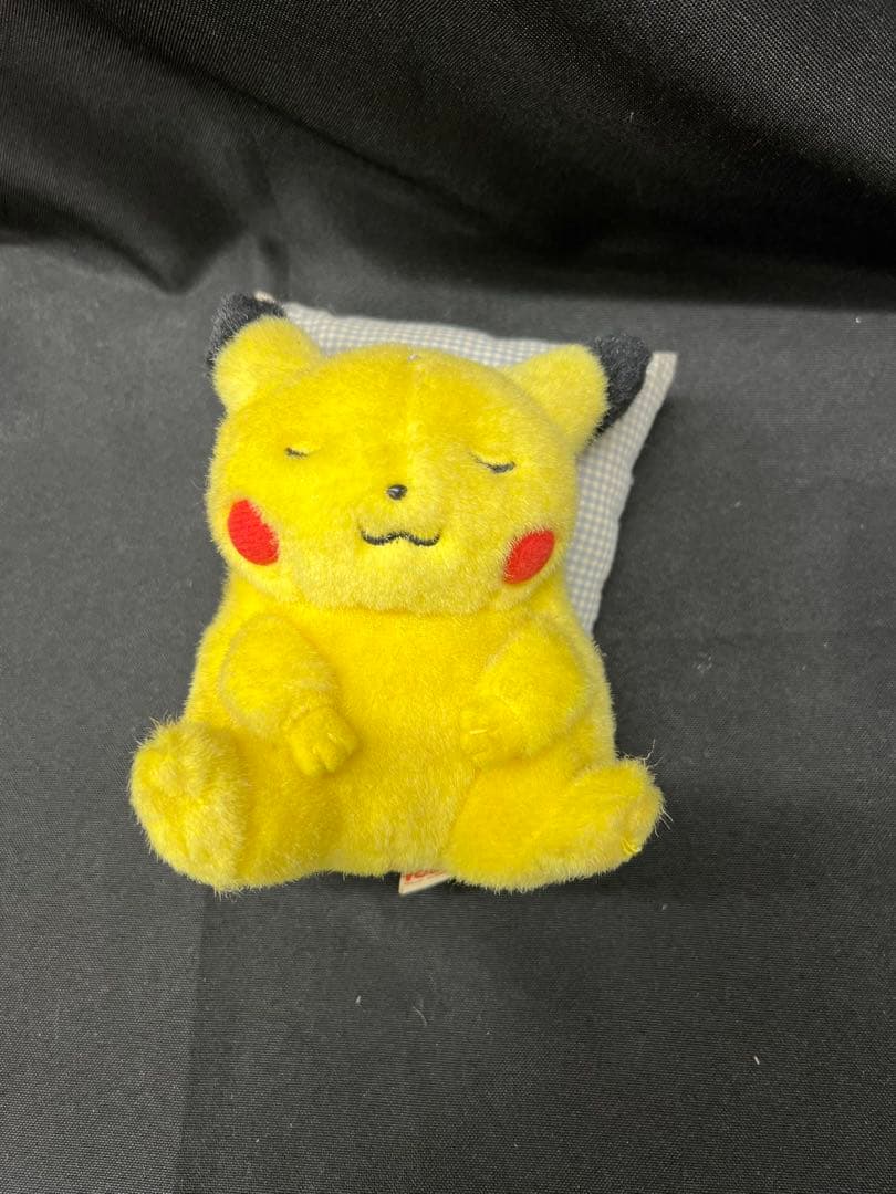 B2【used】tomy ポケモン まくら ピカチュウ ぬいぐるみ 初代 レア
