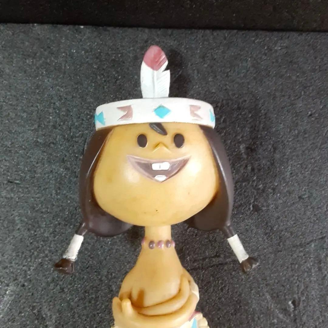 ライハチ　三ツ矢サイダー ソフビ人形 インディアン 昭和レトロ 企業物