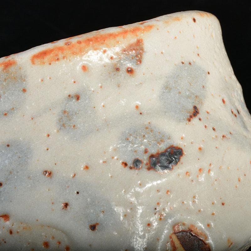 茶道具 岐阜県無形文化財 志野焼 林正太郎作 絵志野茶碗 共箱