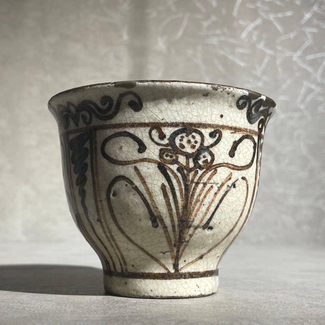 江戸時代後期 絵瀬戸向付 復興織部 再興織部 鉄絵向付 瀬戸