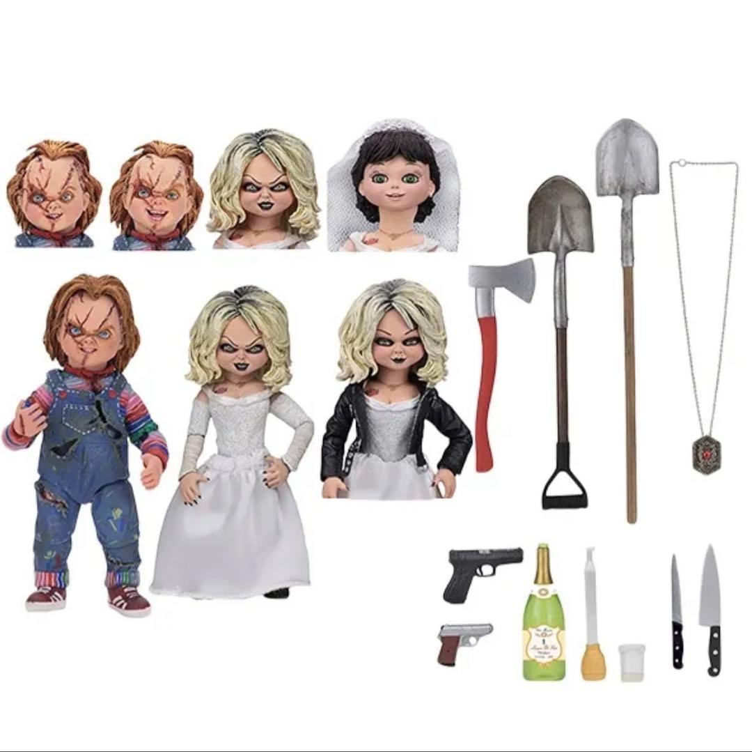 チャッキーの花嫁　アクションフィギュアセット　チャッキー　チャイルドプレイ