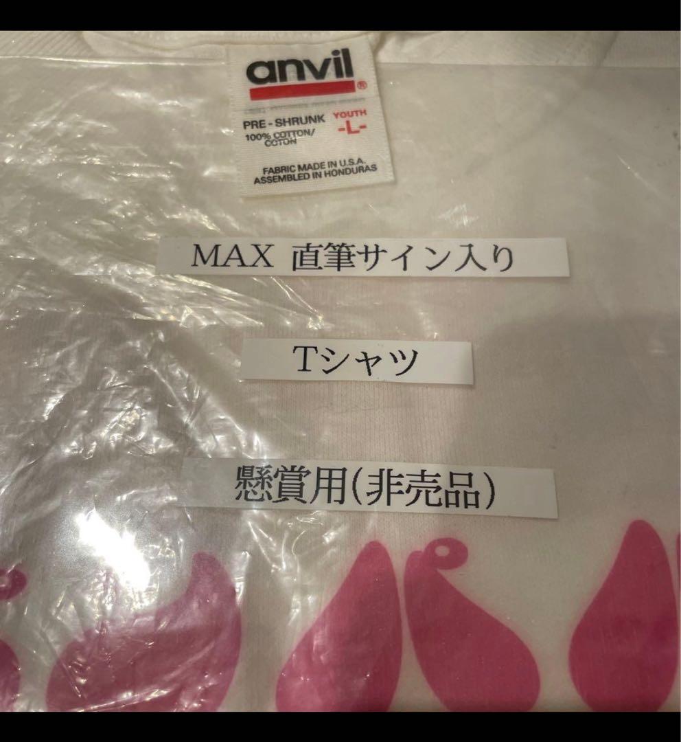 MAX 芸能人 藤本綾 安室奈美恵好き バックダンサー サイン Tシャツ