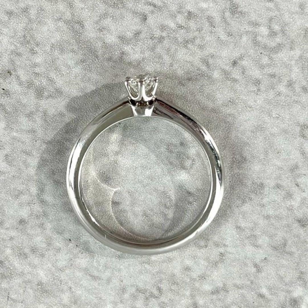 極美品✨Tiffany ソリティア セッティング リング Pt950 ダイヤ