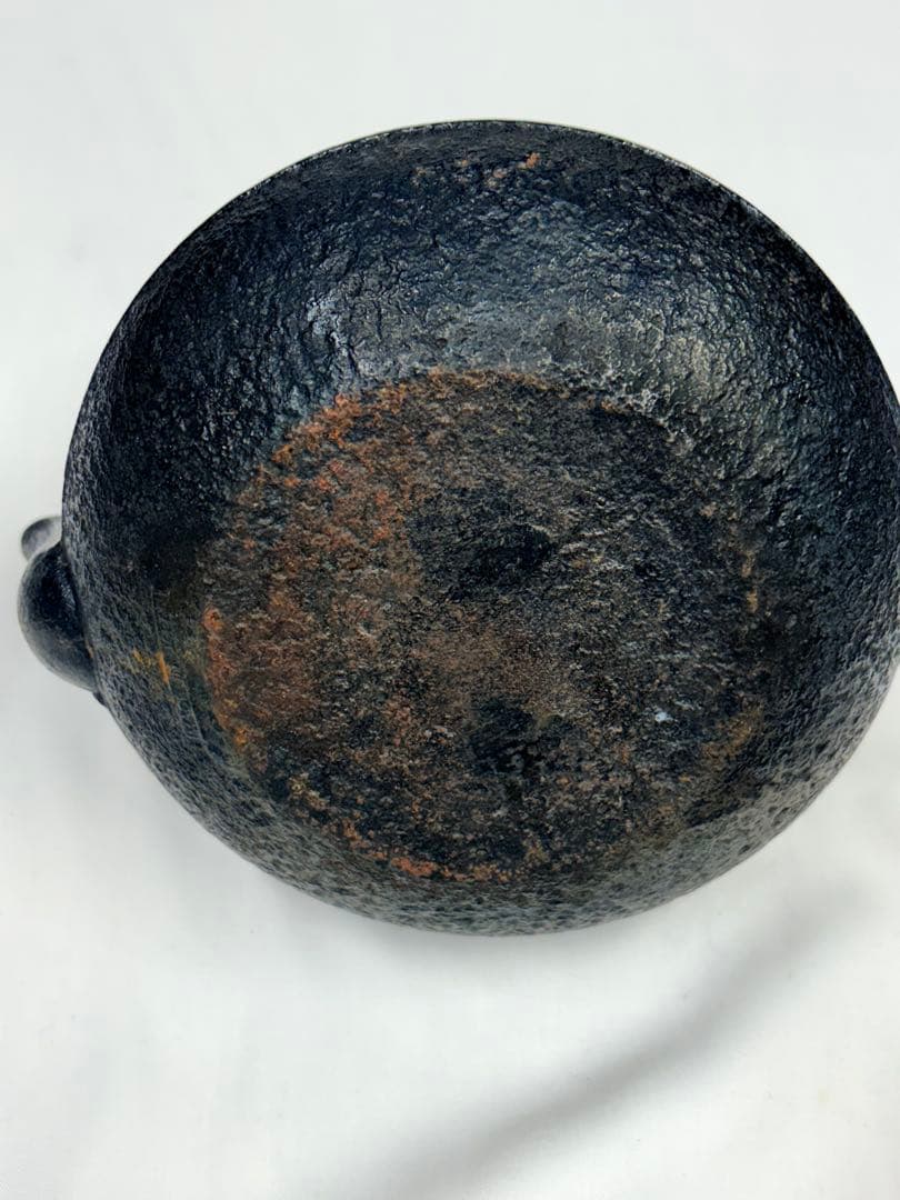 南部鉄器 鉄瓶 馬肌 アンティーク 骨董 馬 馬2頭 ウマ