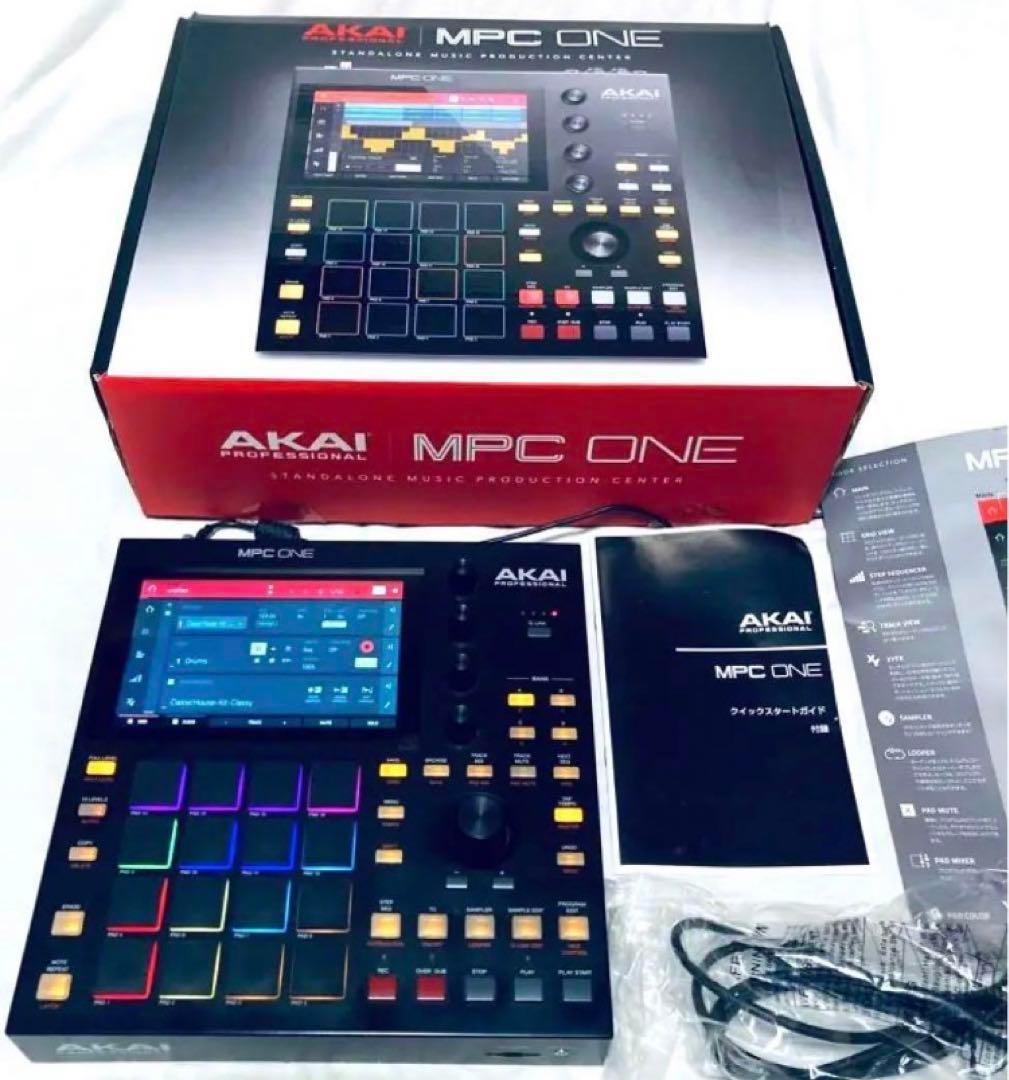 AKAI MPC One サンプラー外箱 アダプタ付