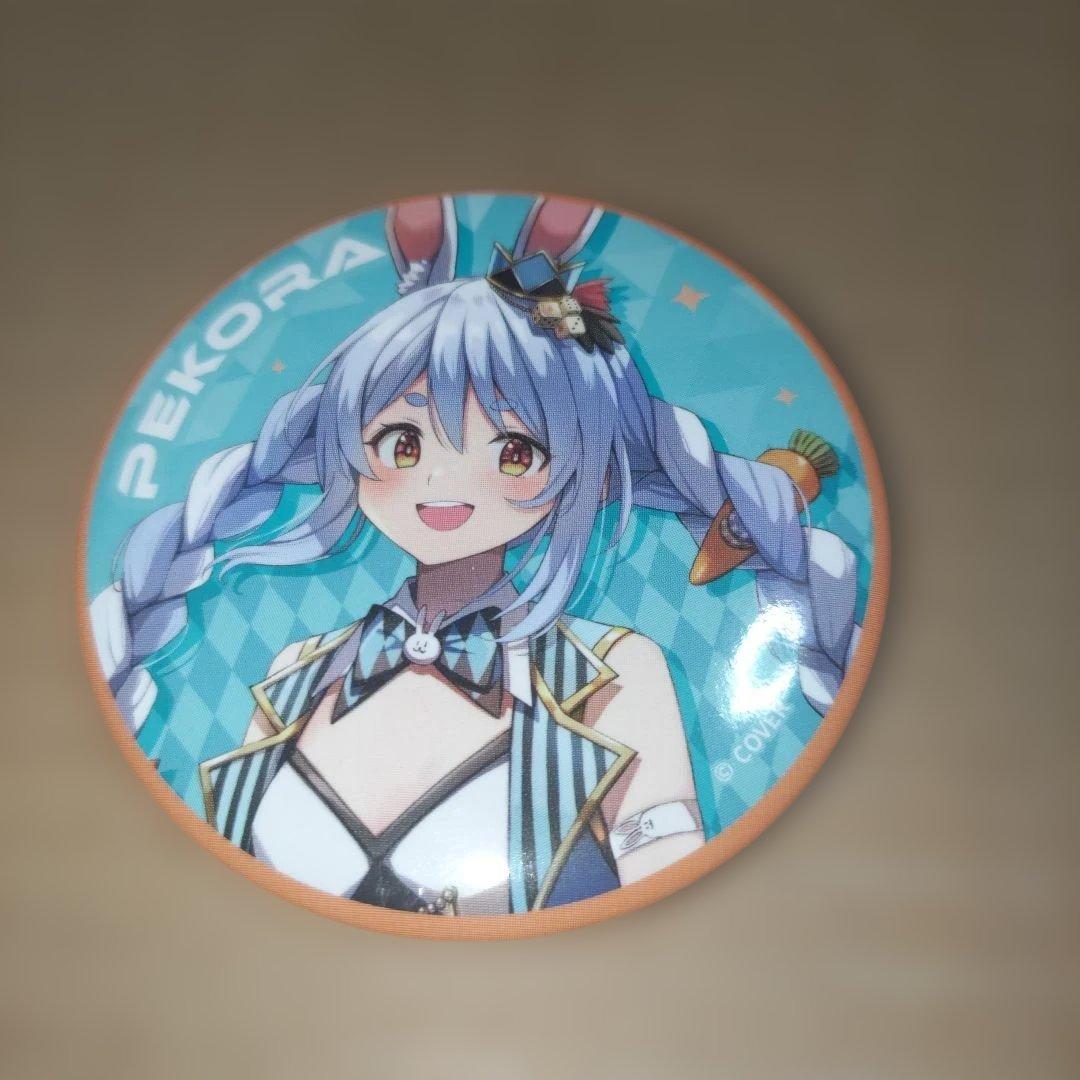 ホロライブ 缶バッジ 兎田ぺこら - メルカリ