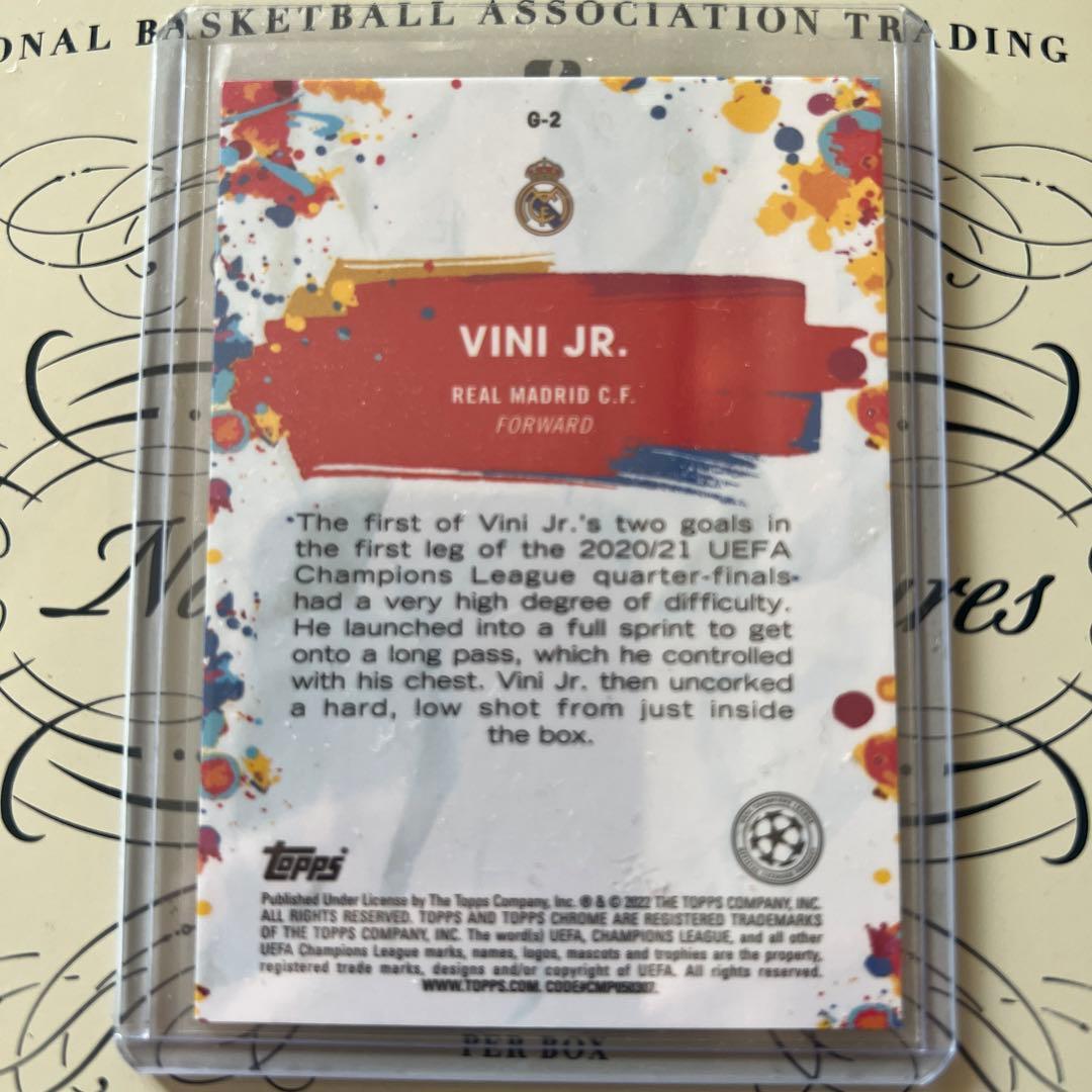 ヴィニシウス Topps Chrome Golazo Gold Lava 激レア