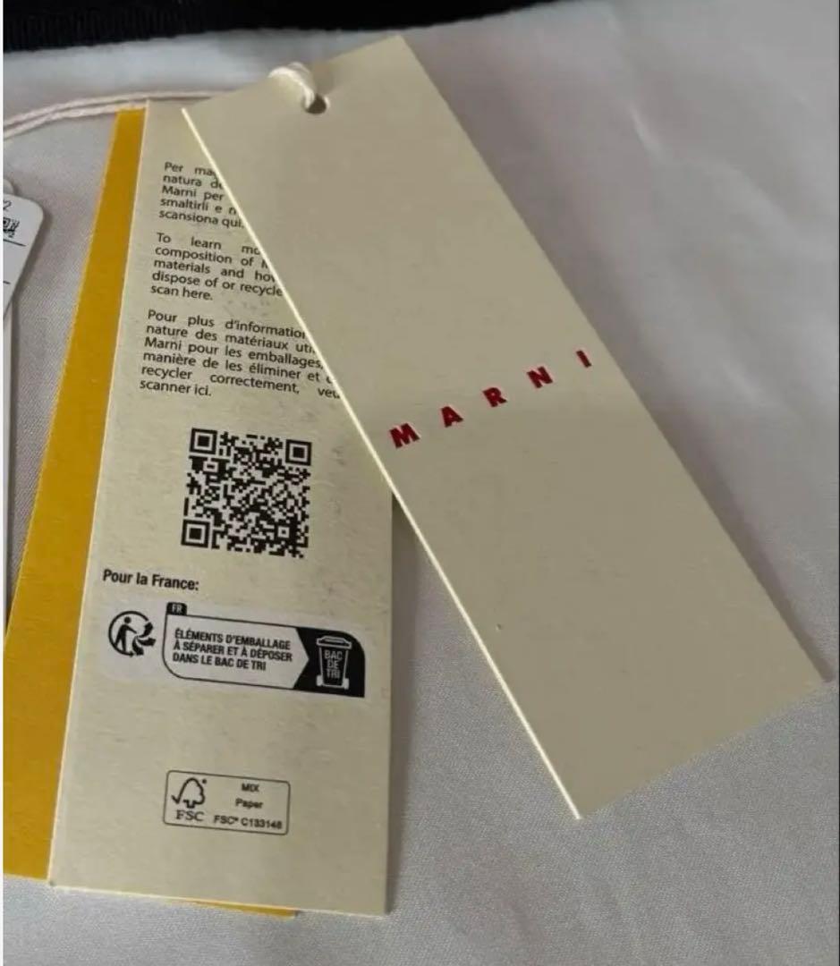 専用様…美品MARNI マルニ　ドット　パフバック　2way ロゴパッチ