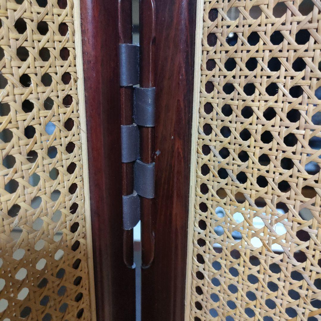 希少】オールド カリモク karimoku 3連仕切り 衝立 パーテーション