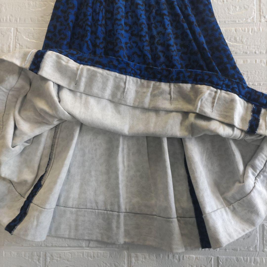 専用✨コムデギャルソン　コムコム　総柄　スカート AD2007 青　ブルー