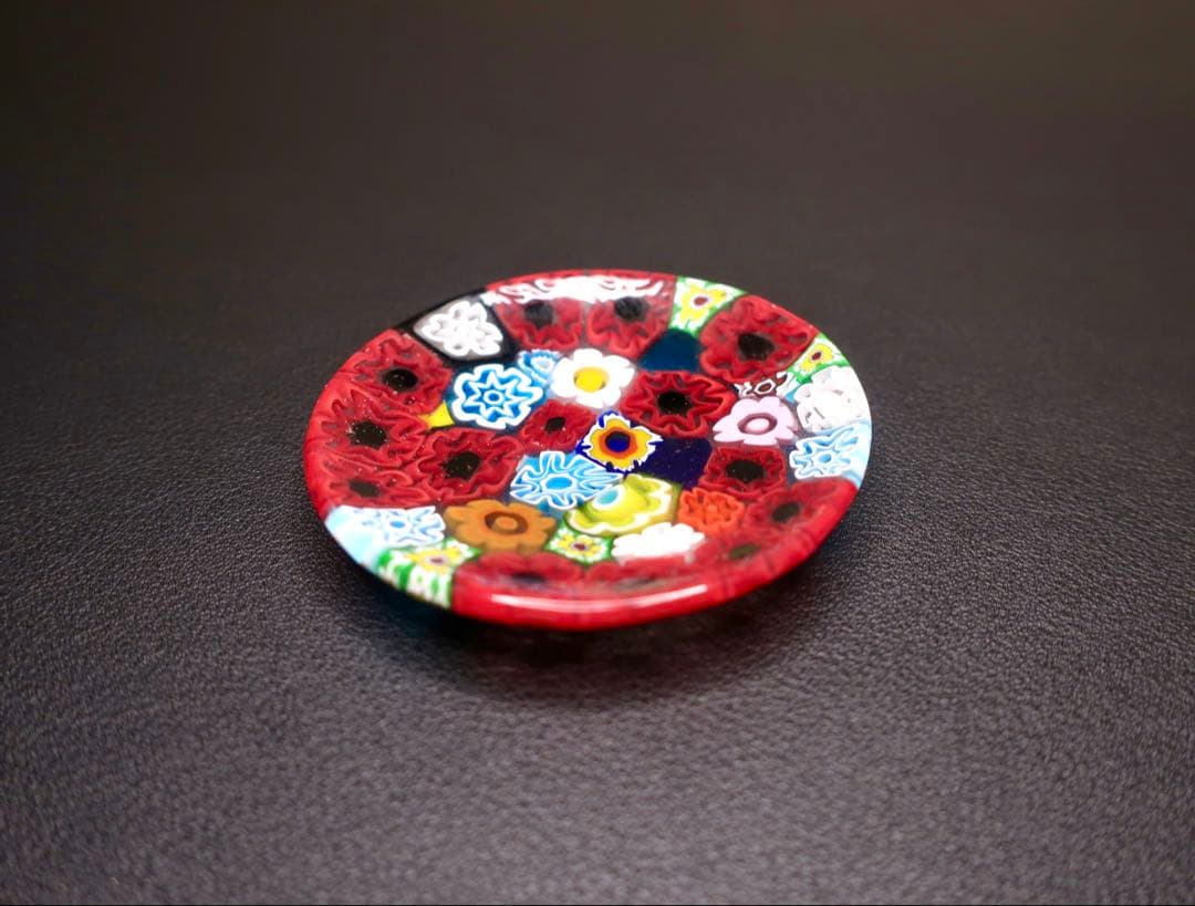 ミルフィオリ ヴェネチアンガラス ムラーノガラス インテリアトレイ