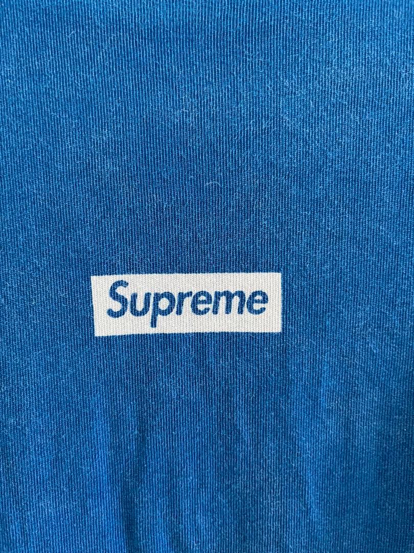 Supreme Overprint SmallBox Tee blue