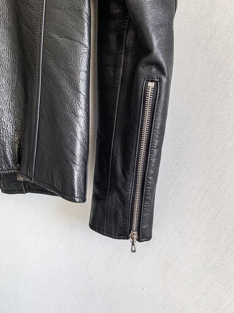 定価30・EXILE着】 コールブラック 極上イーグルレザージャケット