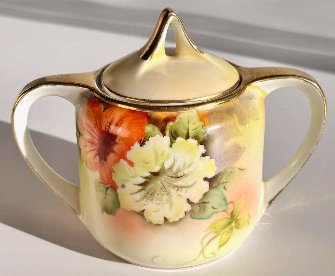 オールドノリタケ シュガーポット 1918年頃 アメリカからの里帰り品！