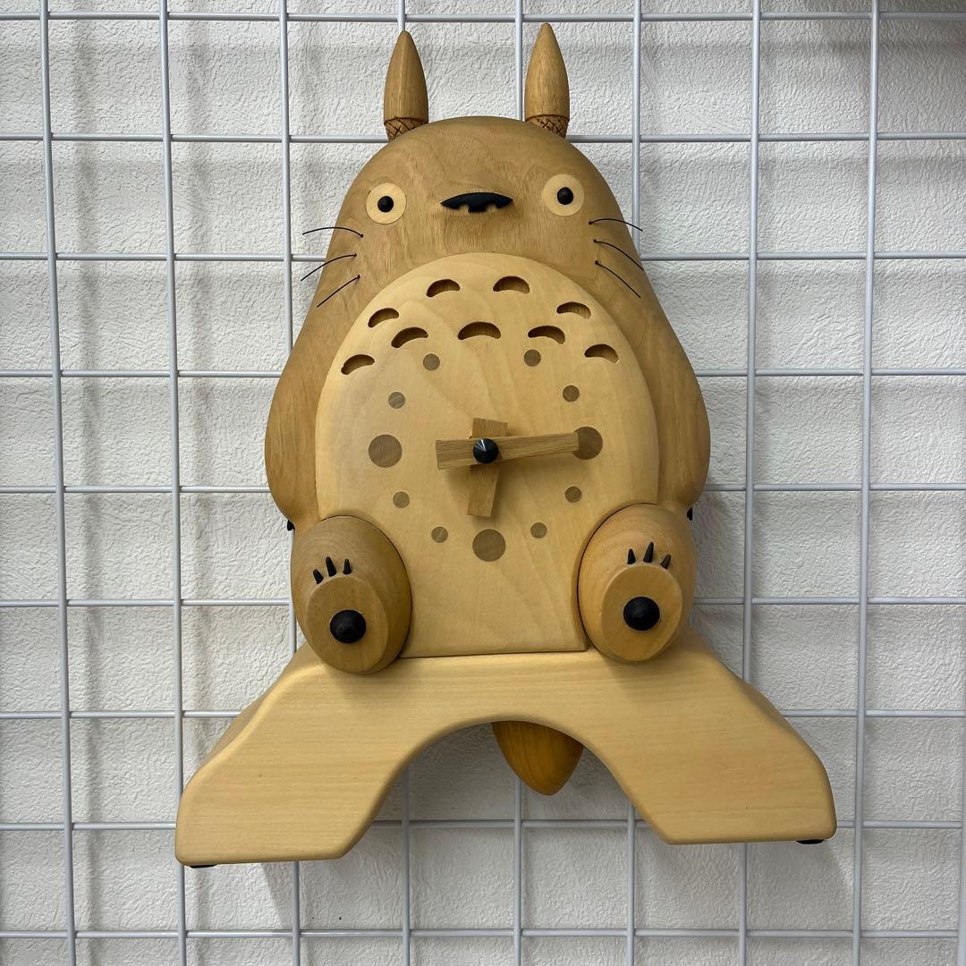 シチズン となりのトトロ 掛け時計 置き時計 兼用 木に座るトトロ