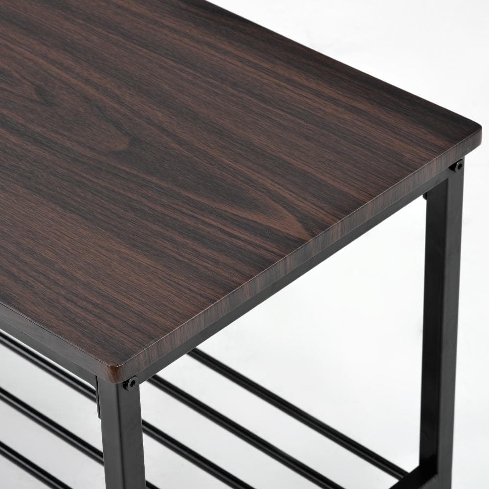 ダイニングテーブルセット 4点セット 木目調 耐久性抜群　BROWN