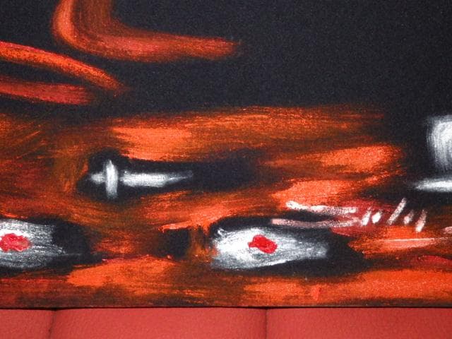 デビル★トイレ★タバコ★喫煙★メキシコ★絵画★アート★壁掛け★悪魔★ビンテージ