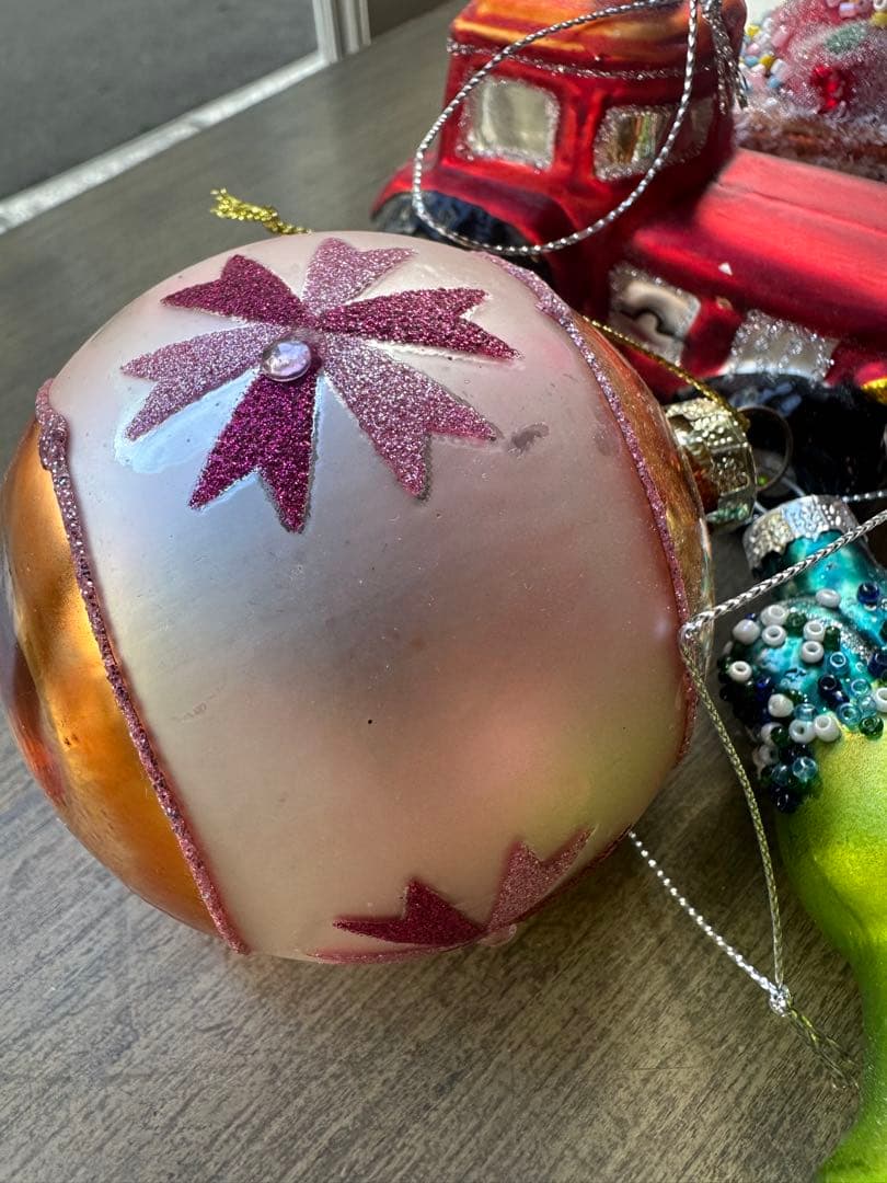 フライングタイガー ガラス製オーナメントセット クリスマス 12個