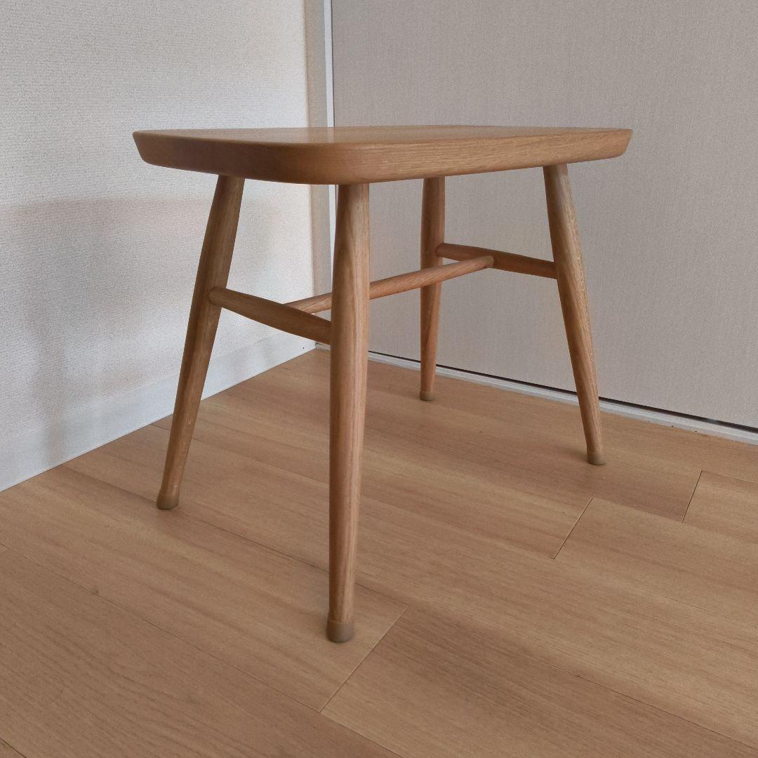 無印良品 オーク材スツール