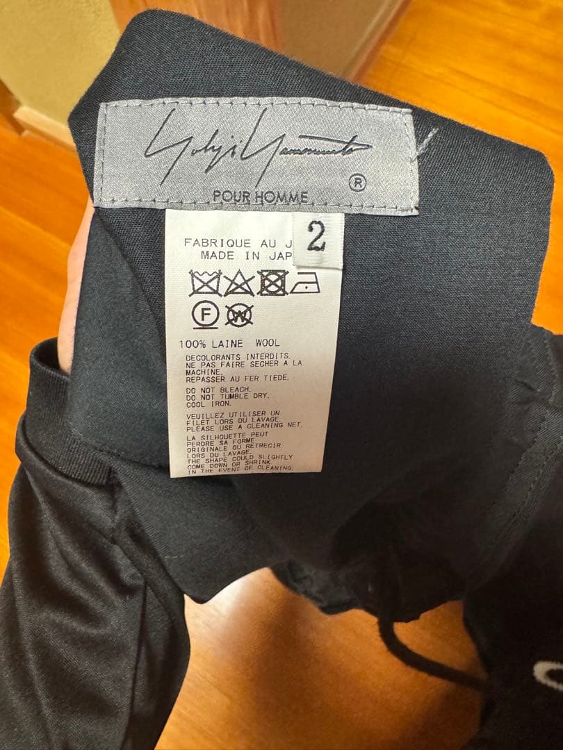 yohji yamamoto POUR HOMME22ssダーツクロップドパンツの通販はau PAY