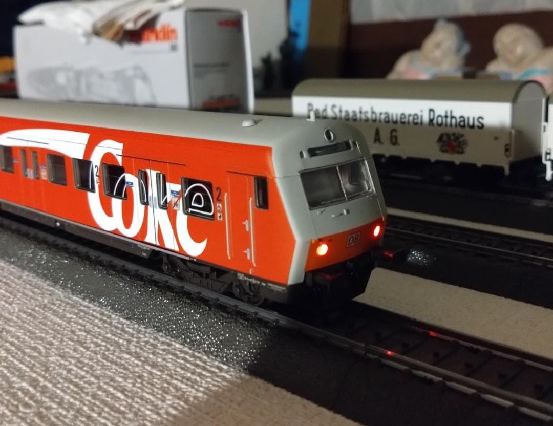 メルクリンHOデジタル BR111電気機関車とコカ・コーラS-バーン列車セット