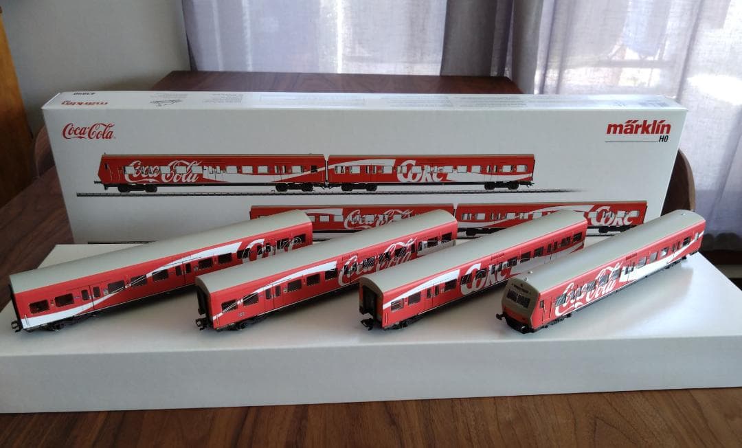 メルクリンHOデジタル BR111電気機関車とコカ・コーラS-バーン列車セット